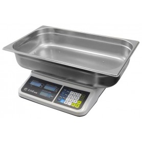 Obchodní váha CAS PR2 s mísou na ryby